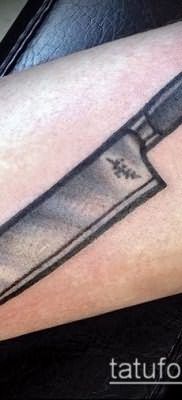 Фото тату клинок оружие – пример рисунка – 27052017 – пример – 021 Tattoo blade weapo