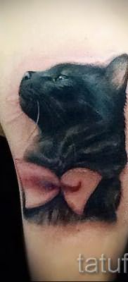 фото тату с черной кошкой для статьи про значение татуировки – tatufoto.ru – 48