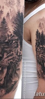 фото тату саблезубый тигр от 25.07.2017 №034 – Tattoo saber-toothed tiger