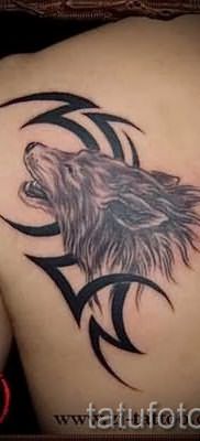 фото тату воющий волк для статьи про значение тату воющий волк – tatufoto.ru – 42