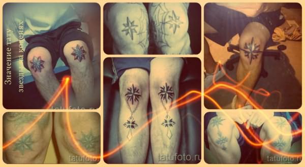 Значение тату звезды на коленях - информация по теме и фото примеры татуировок