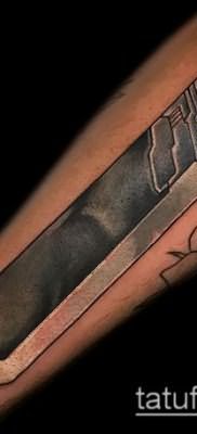 Фото тату клинок оружие – пример рисунка – 27052017 – пример – 024 Tattoo blade weapo