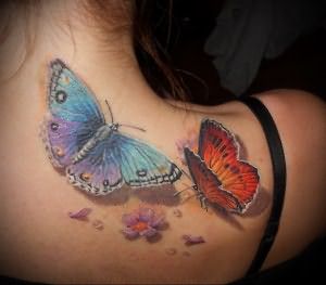 Значение татуировки бабочка 1