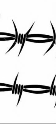 фото тату колючая проволока от 26.07.2017 №008 – Tattoo barbed wire_tatufoto.com