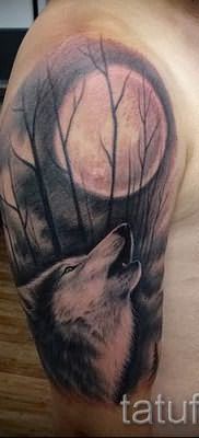 фото тату воющий волк для статьи про значение тату воющий волк – tatufoto.ru – 9