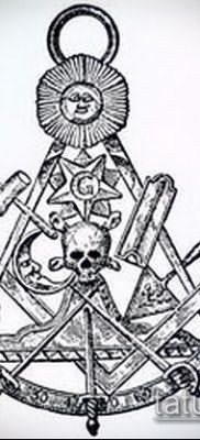 фото тату на ляжке (tattoo Masons) (значение) – пример рисунка – 033 tatufoto.com