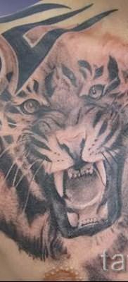 фото тату оскал тигра для статьи про значение татуировки с оскалом – tatufoto.ru – 22