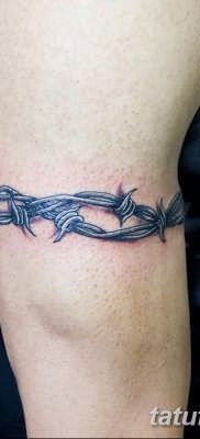 фото тату колючая проволока от 26.07.2017 №007 – Tattoo barbed wire_tatufoto.com