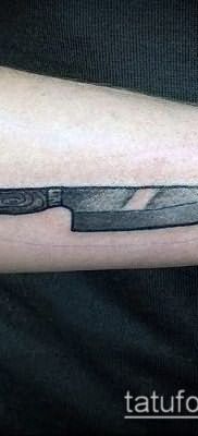 Фото тату клинок оружие – пример рисунка – 27052017 – пример – 054 Tattoo blade weapo