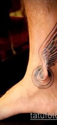 Фото тату крылья Гермеса – 06072017 – пример – 006 Tattoo wings of Hermes