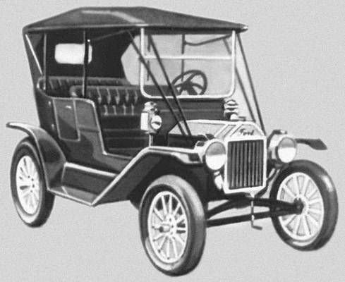 Фаэтон «Форд-Т» (США) массового производства. 10-е гг. 20 в.