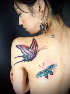 Значение татуировки бабочка 2
