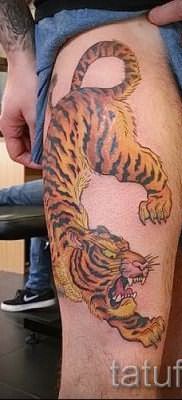 фото тату оскал тигра для статьи про значение татуировки с оскалом – tatufoto.ru – 2