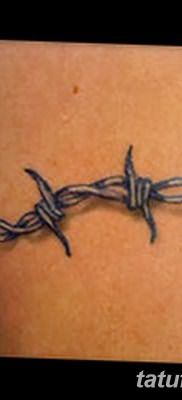 фото тату колючая проволока от 26.07.2017 №032 – Tattoo barbed wire_tatufoto.com