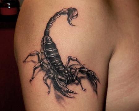 татуировка скорпион