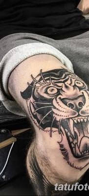фото тату саблезубый тигр от 25.07.2017 №001 – Tattoo saber-toothed tiger