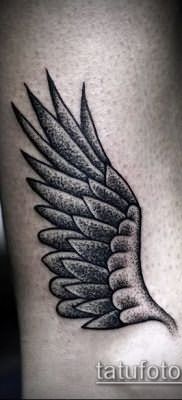 Фото тату крылья Гермеса – 06072017 – пример – 054 Tattoo wings of Hermes