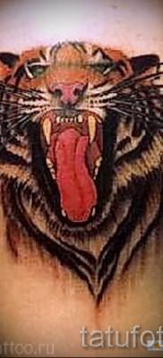 фото тату оскал тигра для статьи про значение татуировки с оскалом – tatufoto.ru – 36