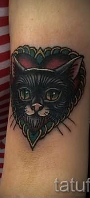 фото тату с черной кошкой для статьи про значение татуировки – tatufoto.ru – 44
