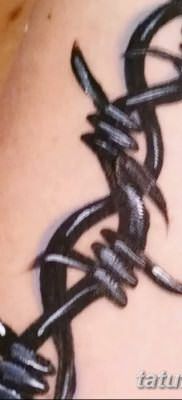 фото тату колючая проволока от 26.07.2017 №072 – Tattoo barbed wire_tatufoto.com