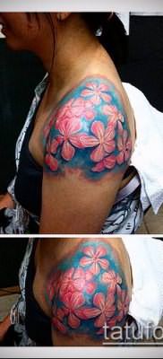 тату жасмин №279 – крутой вариант рисунка, который удачно можно использовать для преобразования и нанесения как тату жасмин цветок