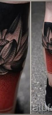 фото тату кувшинка для статьи про значение татуировки с кувшинкой – tatufoto.ru – 26
