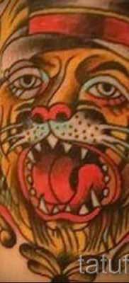 фото тату оскал тигра для статьи про значение татуировки с оскалом – tatufoto.ru – 26