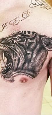 фото тату саблезубый тигр от 25.07.2017 №042 – Tattoo saber-toothed tiger