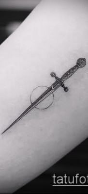 Фото тату клинок оружие – пример рисунка – 27052017 – пример – 035 Tattoo blade weapo