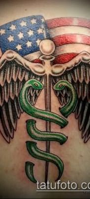 Фото тату крылья Гермеса – 06072017 – пример – 037 Tattoo wings of Hermes